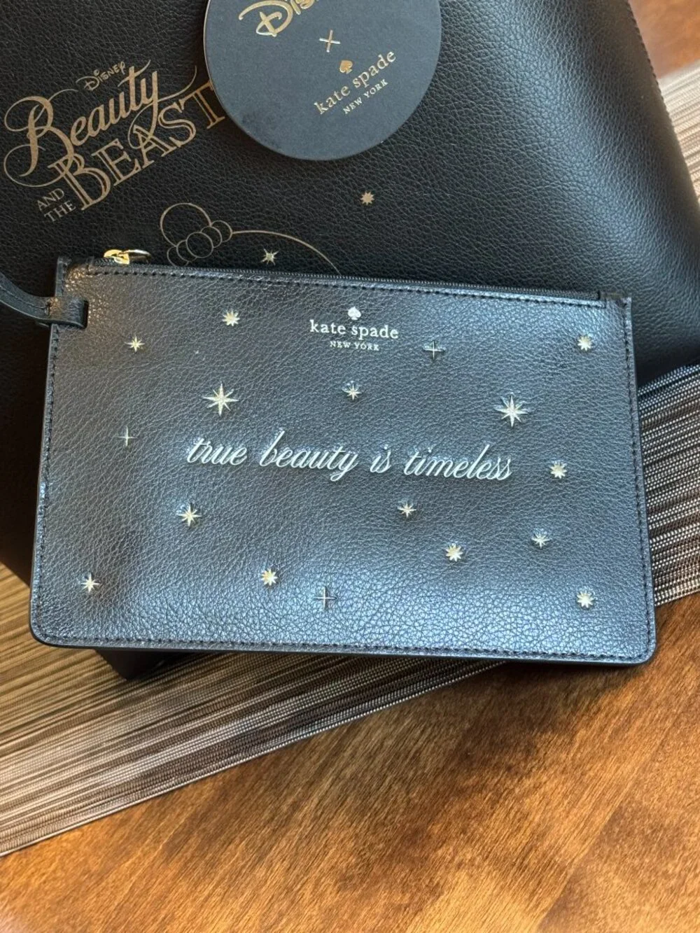 Disney X Kate Spade New York Beauty & The Beast Small Reversible Tote KE572 NEW